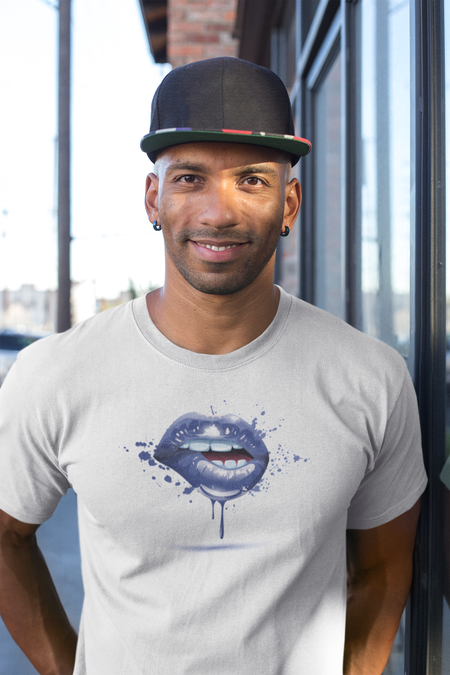 BITE ME - BLUE LIPS TEE