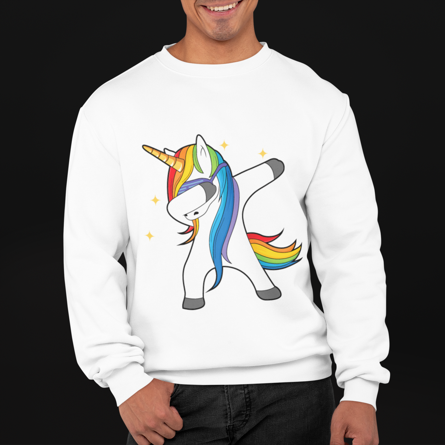 Dabbing Unicorn - Crewneck