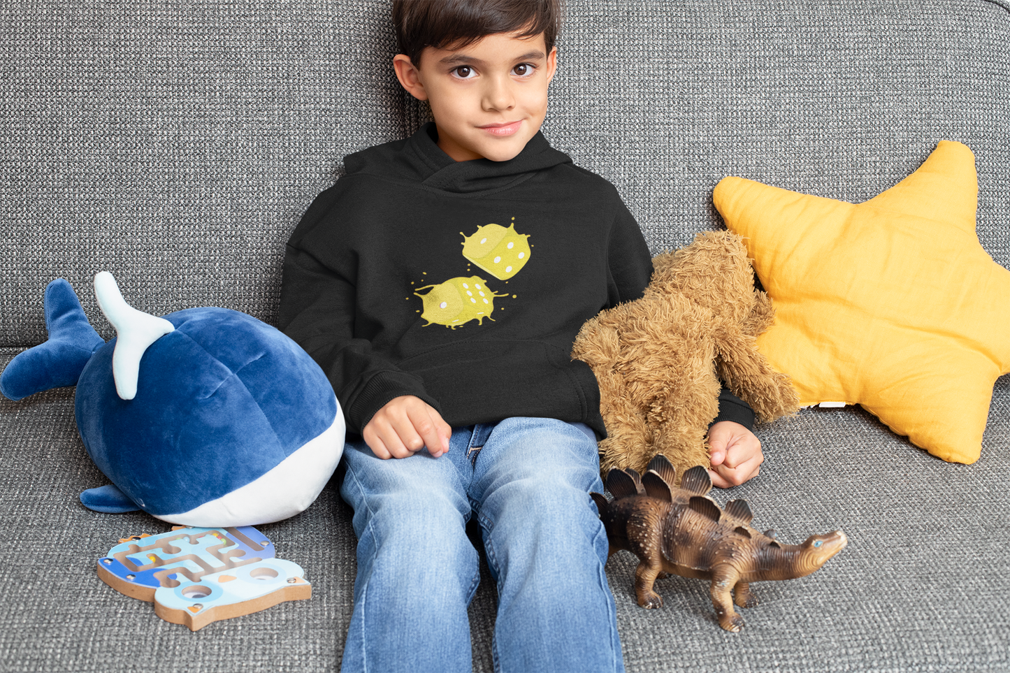 Dice Splash - Yellow