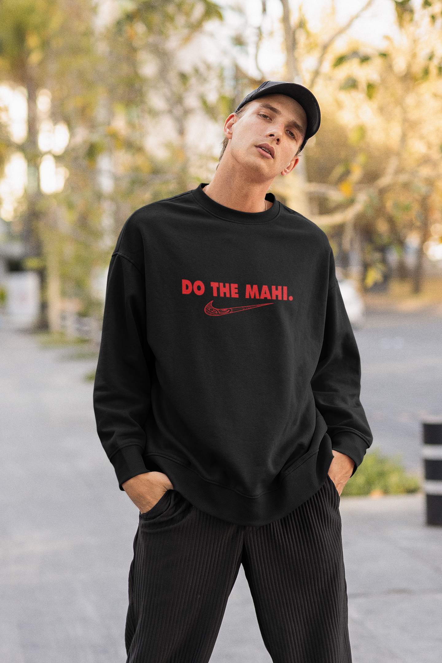 Do The Mahi (large tick) (whero) SWEATSHIRT
