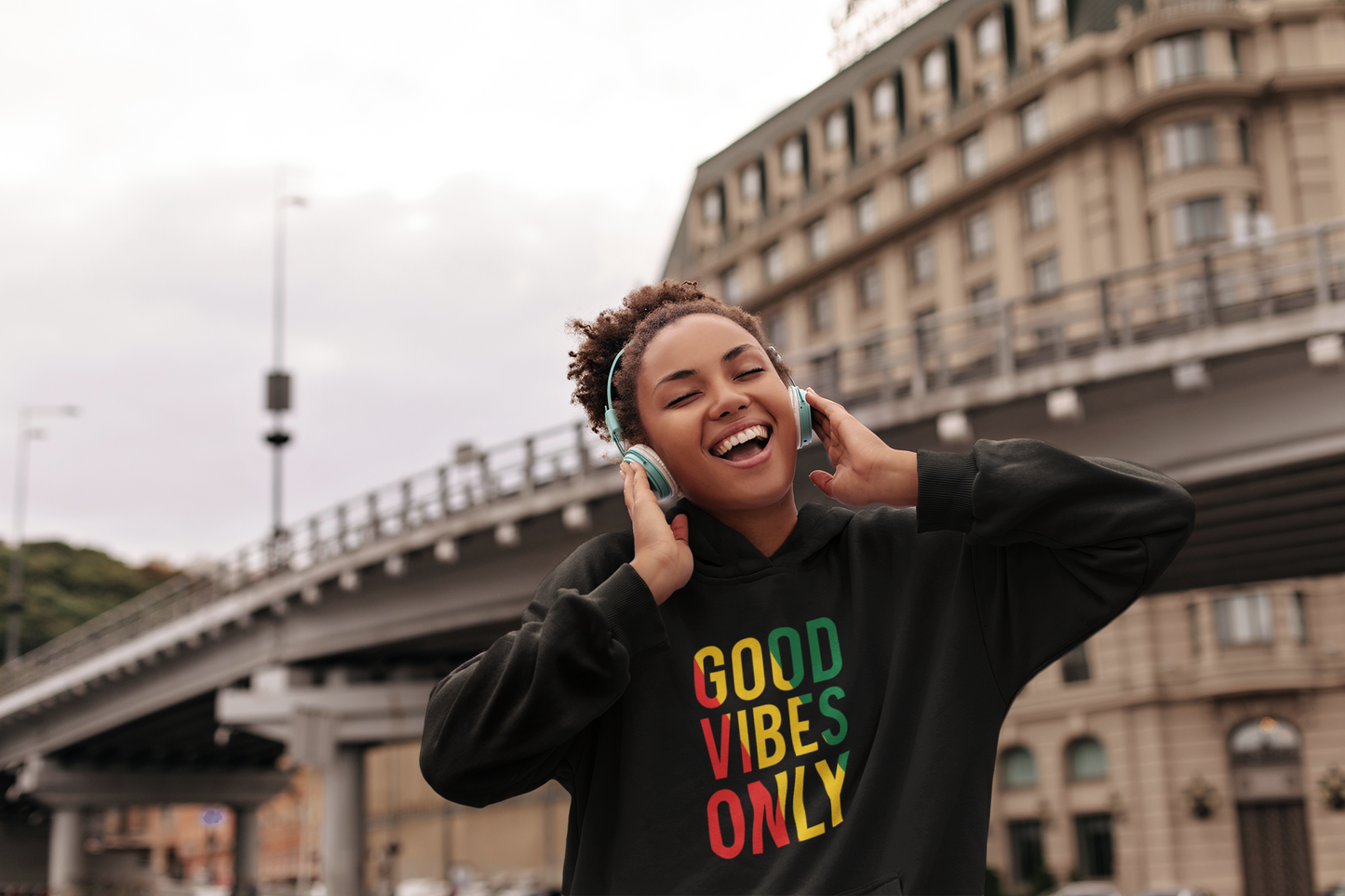 Reggae Good Vibes Only - Hoodie