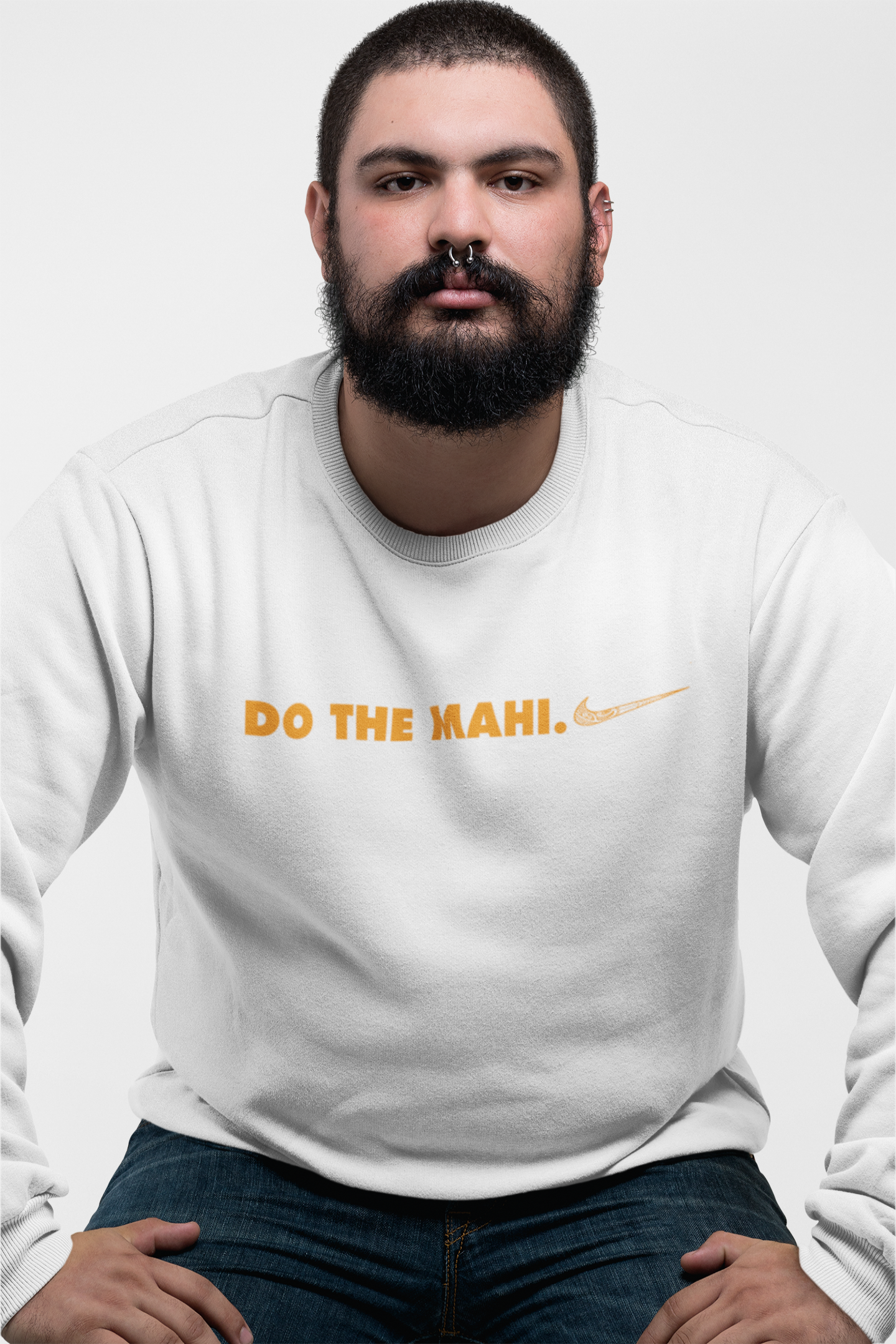 Orange - Do The Mahi (side tick) HOODIE/SWEATSHIRT