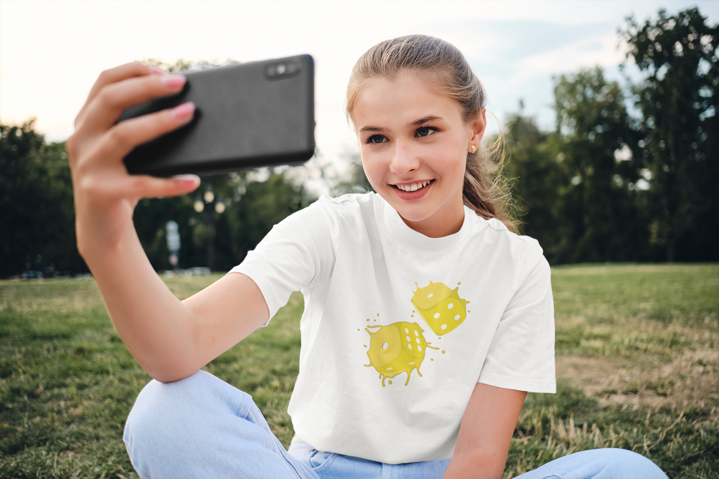 Dice Splash - Yellow