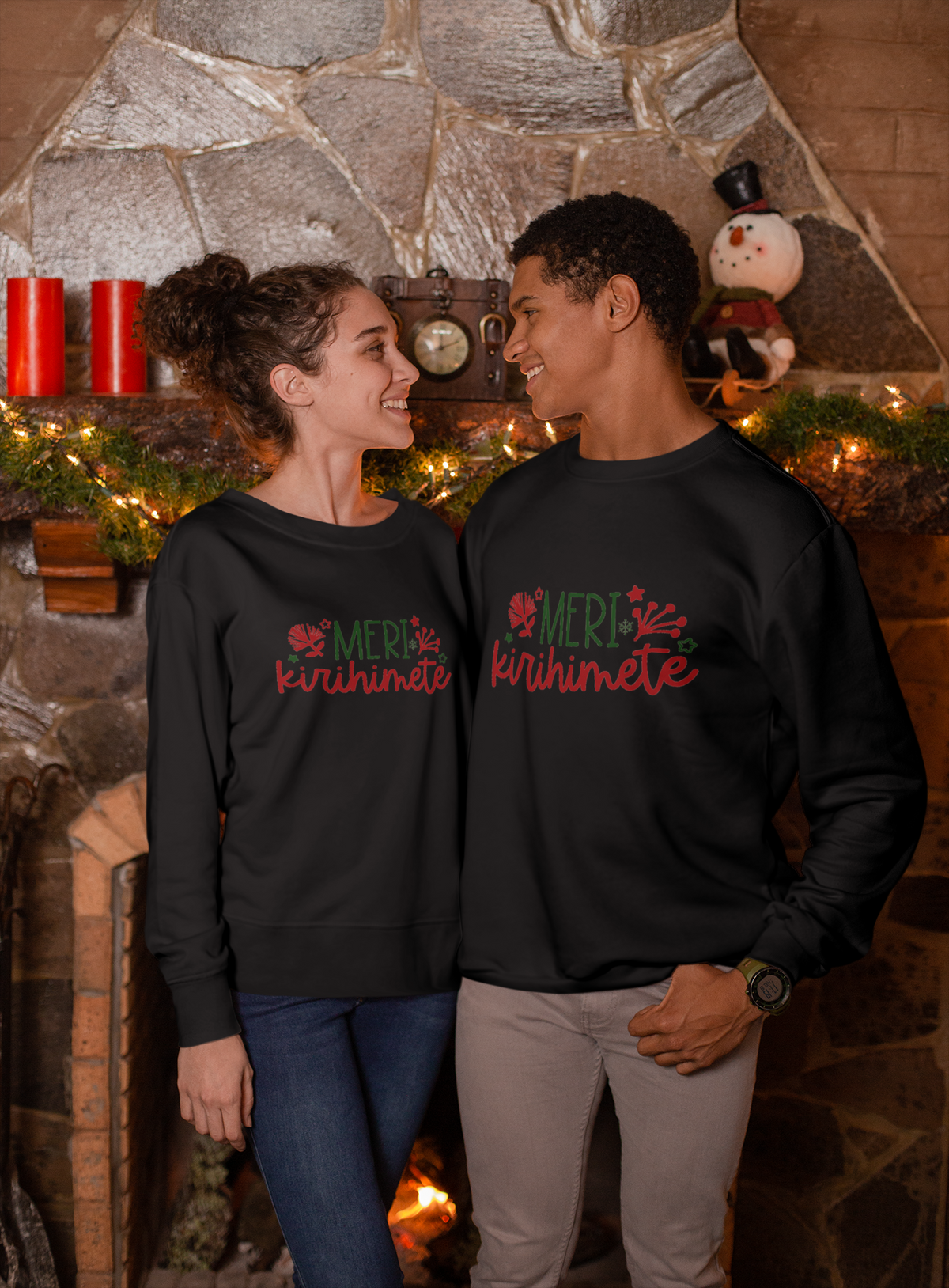 Te Reo Christmas - Meri Kirihimete - Hoodie / Sweatshirt
