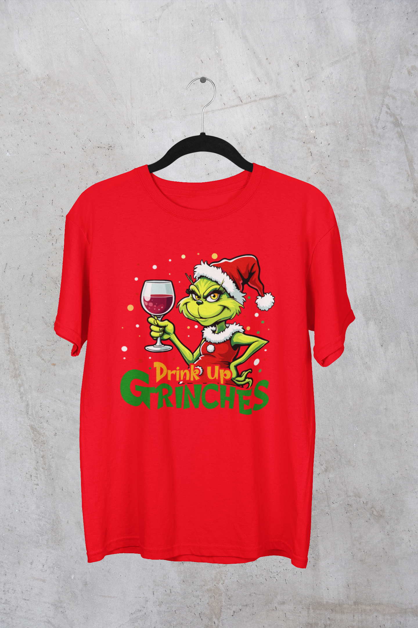 Christmas - Drink Up Grinches (wine)