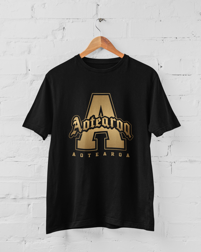 AOTEAROA GOLD - ADULT TEES