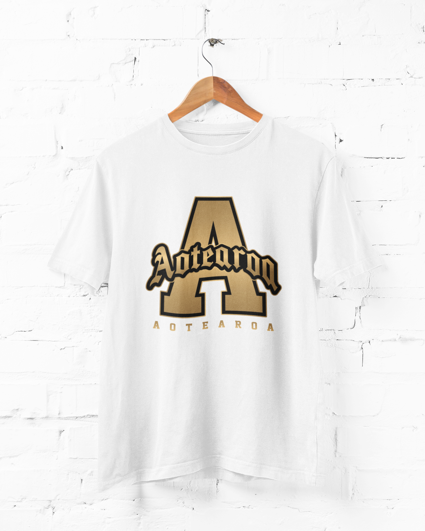AOTEAROA GOLD - ADULT TEES