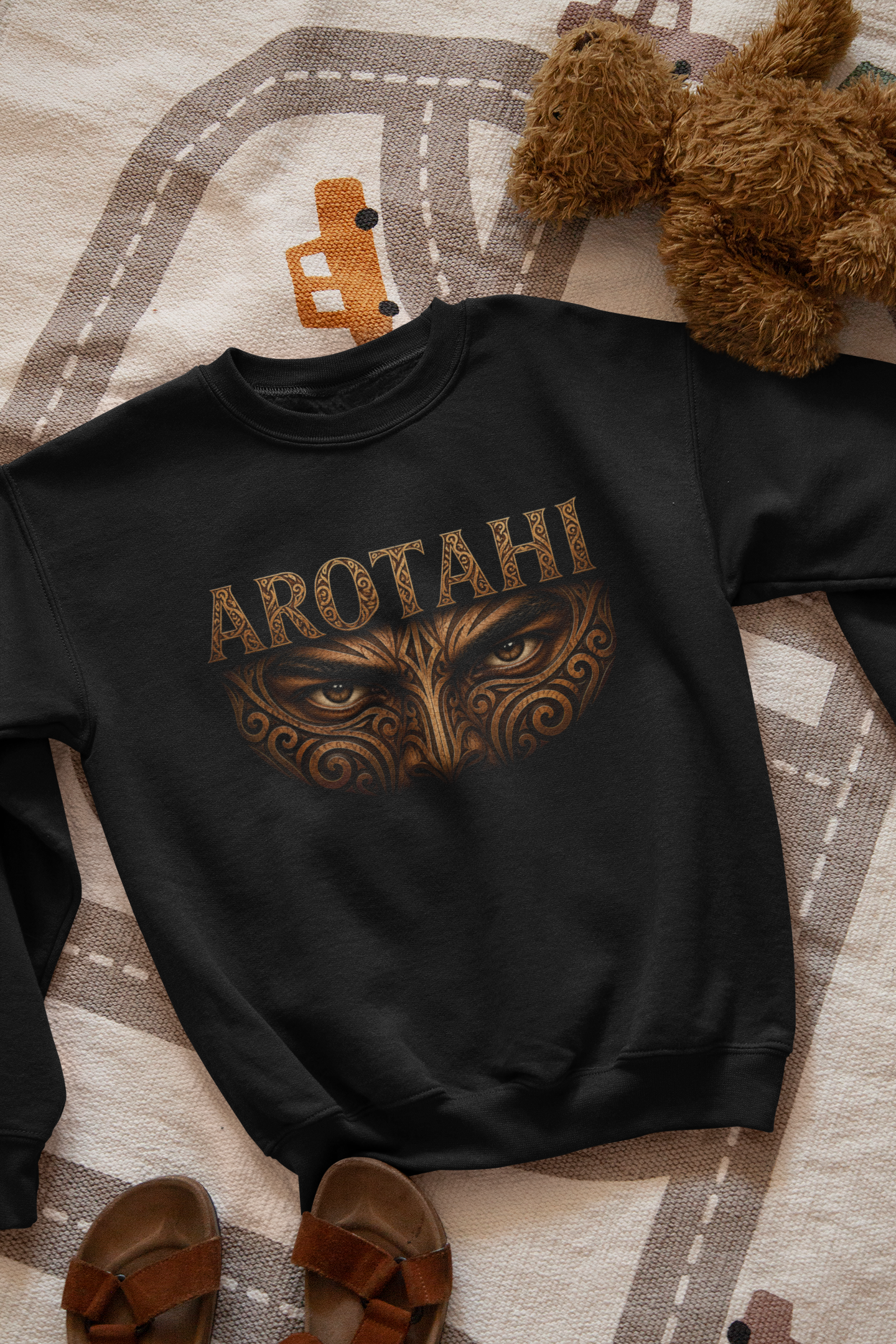 AROTAHI -CHILDRENS HOODIE / CREWNECK