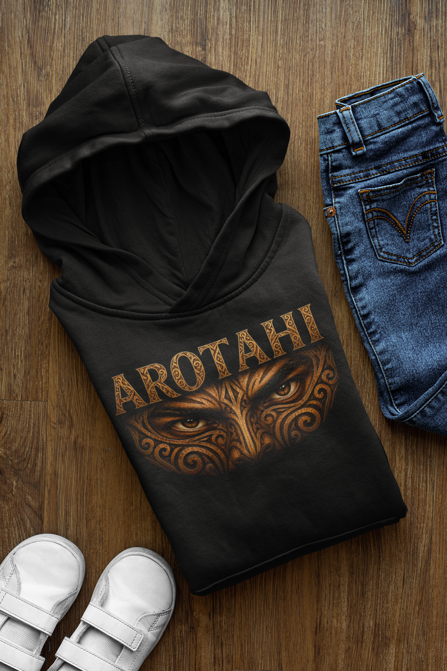 AROTAHI -CHILDRENS HOODIE / CREWNECK