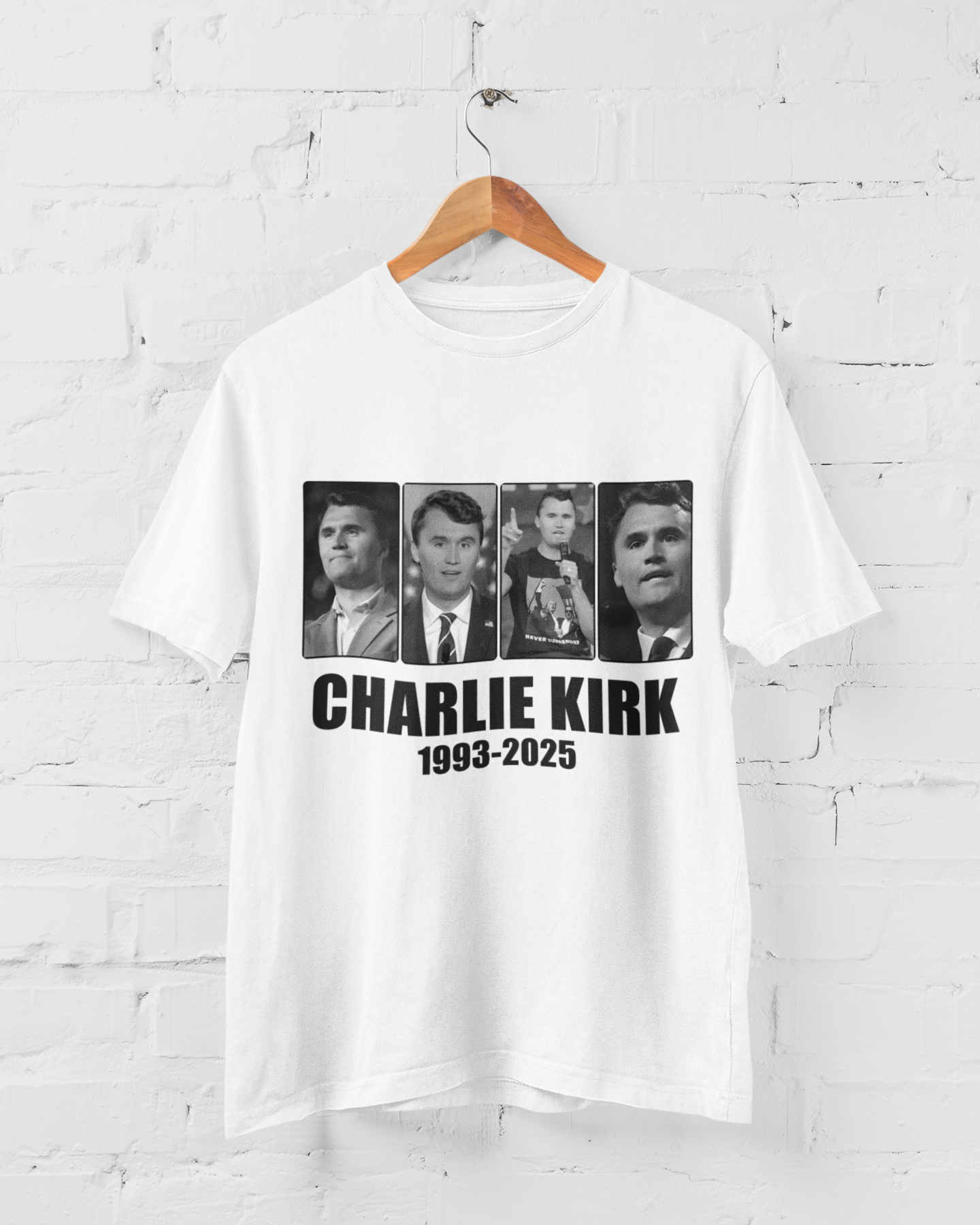 CHARLIE KIRK -1993 - 2025 - ADULT TEE