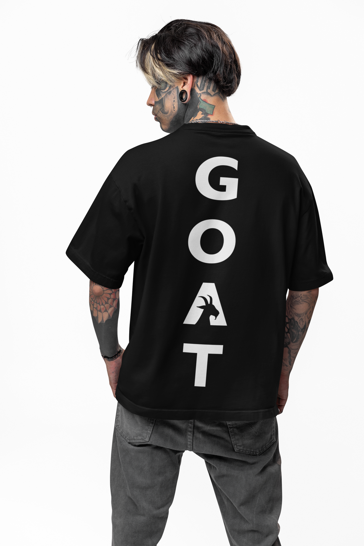 GOAT BACK STACK - HEAVY TEE