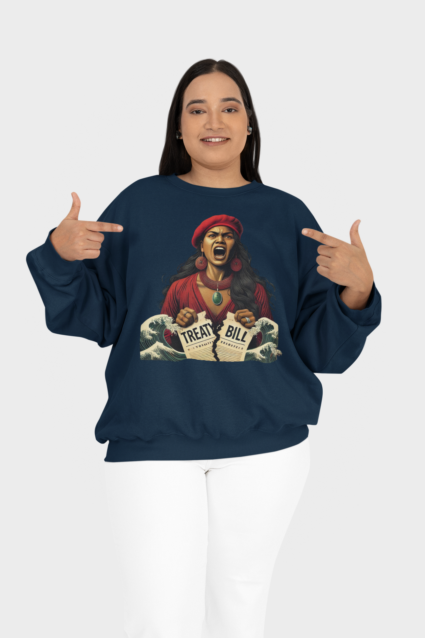 NO BILL - ARTIST ALICE CHISNELL-KALOUNIVITI - CREWNECK