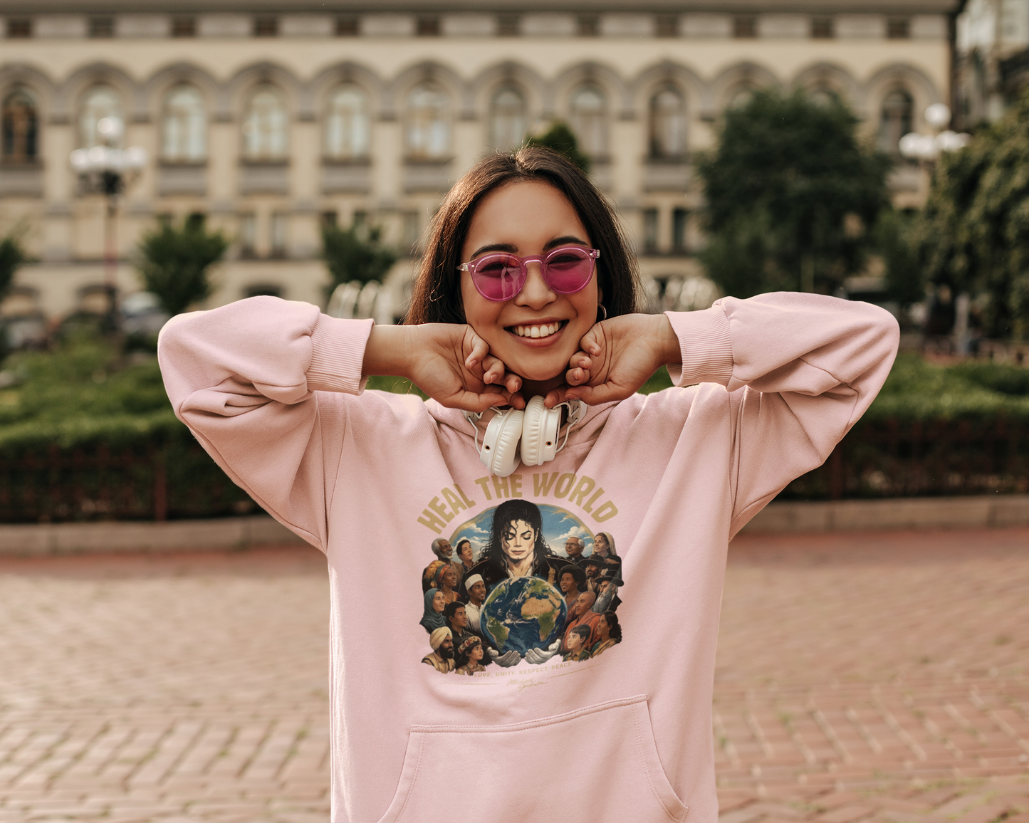 HEAL THE WORLD (MJ) - ADULT HOODIE