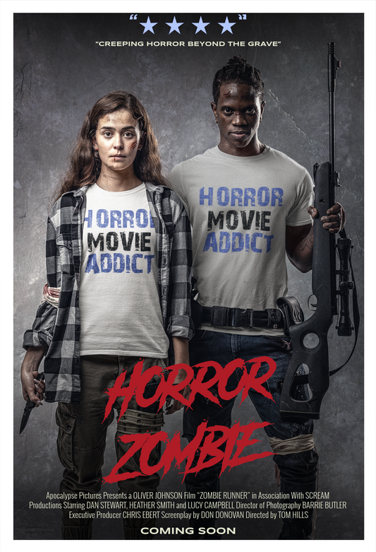 MOVIE HORROR ADDICT - ADULT TEE