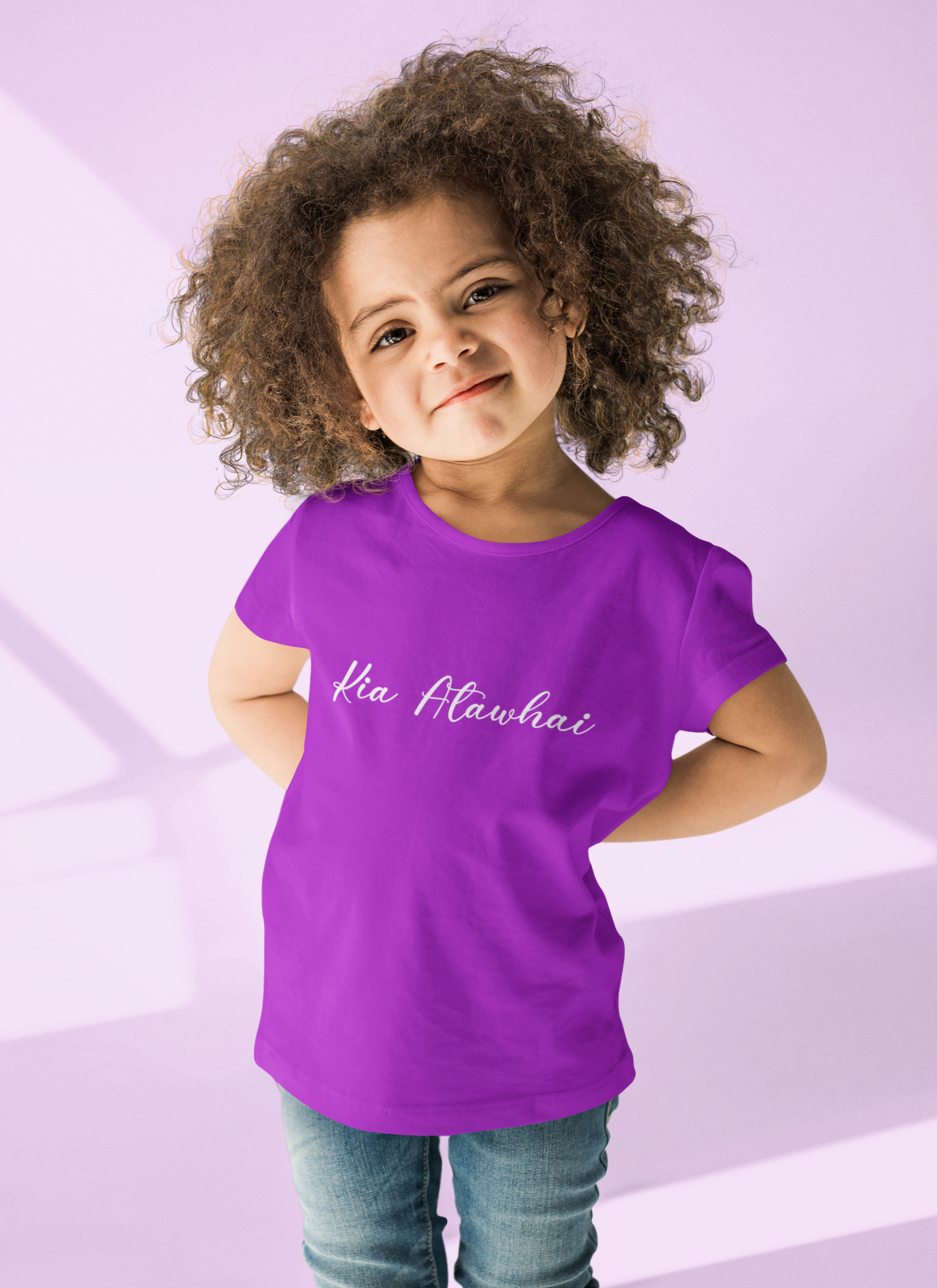 Kia Atawhai Script - Childrens Tee
