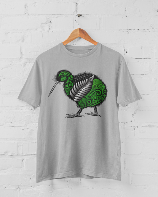 NATIVE KIWI (green)  - ADULT TEE