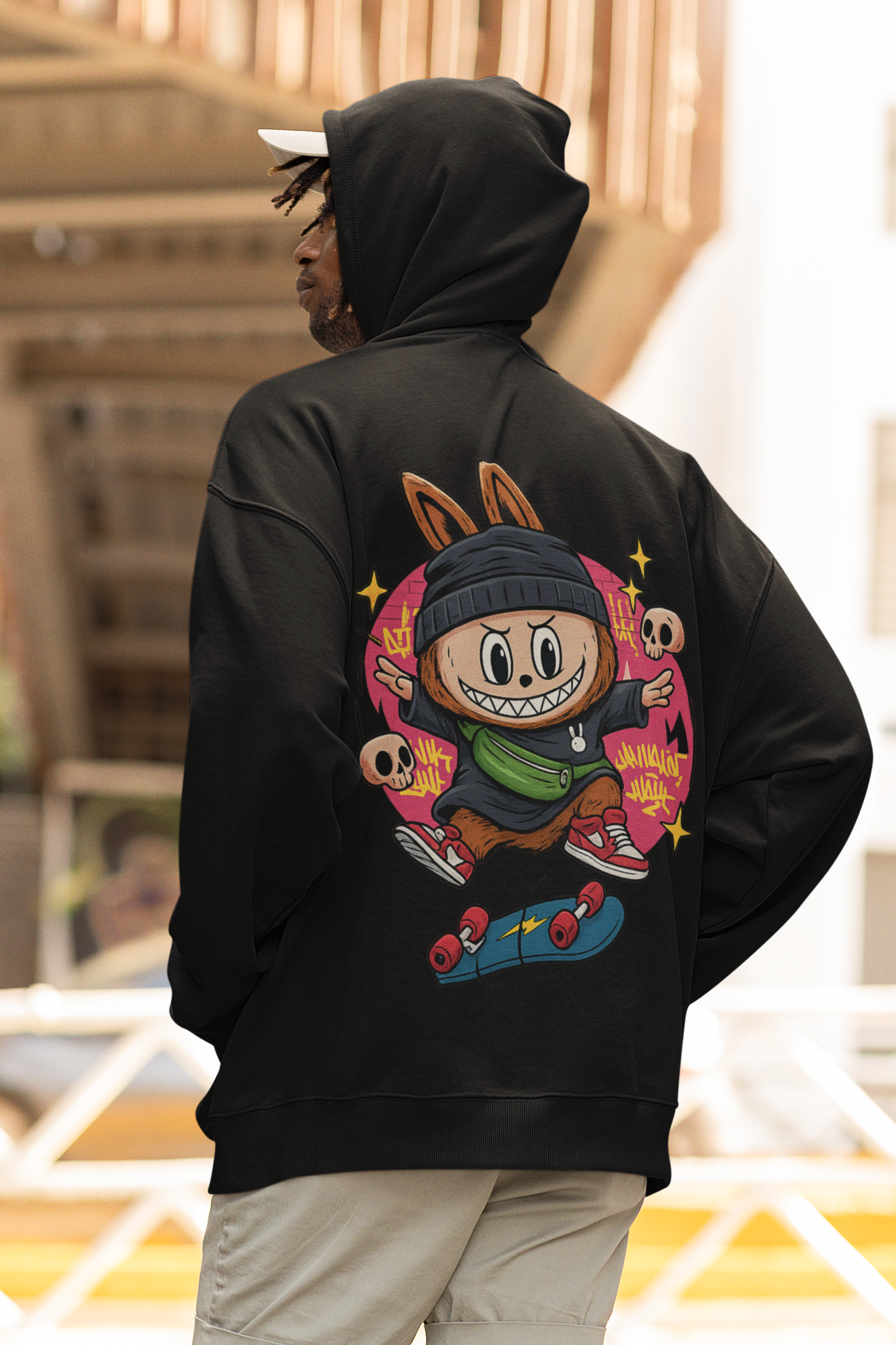 LABUBU SKATER - ADULT HOODIE