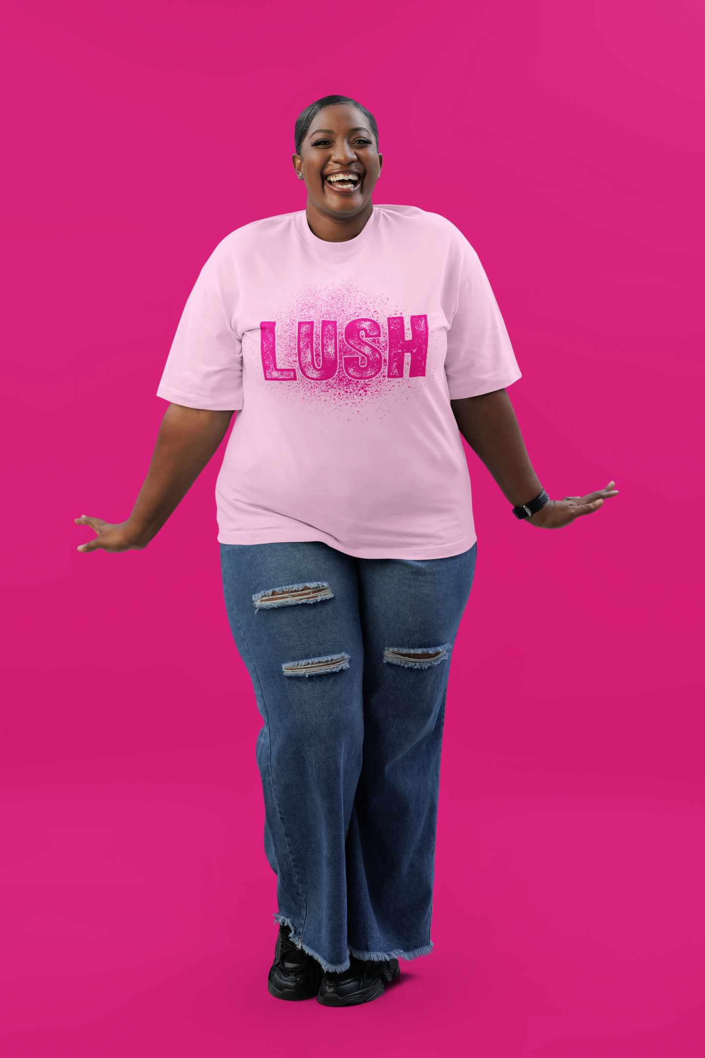 LUSH - PINK - ADULT TEE