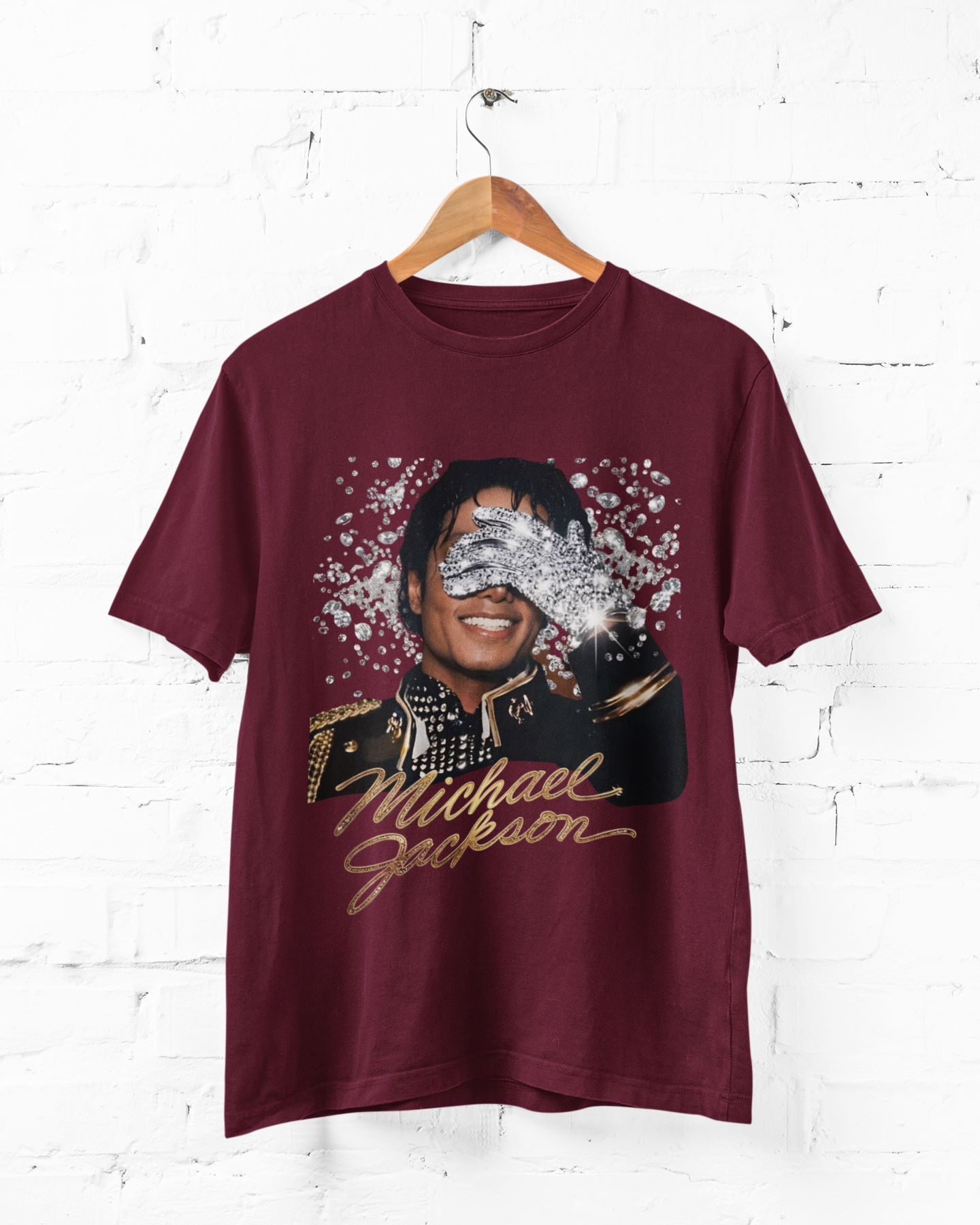 MICHAEL JACKSON GLOVED - ADULT TEE
