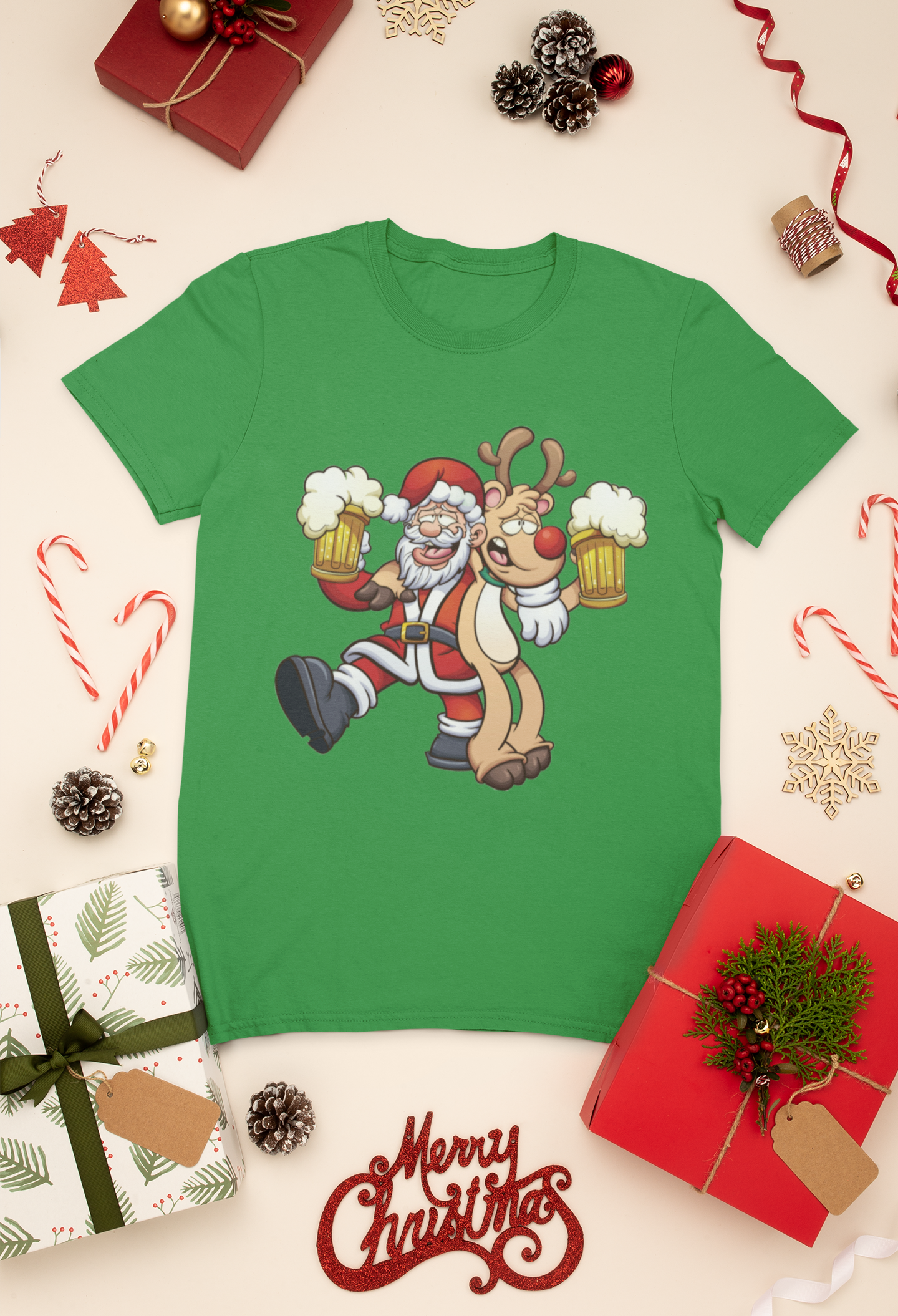 Merry Drunk'n Christmas - Adult Tee