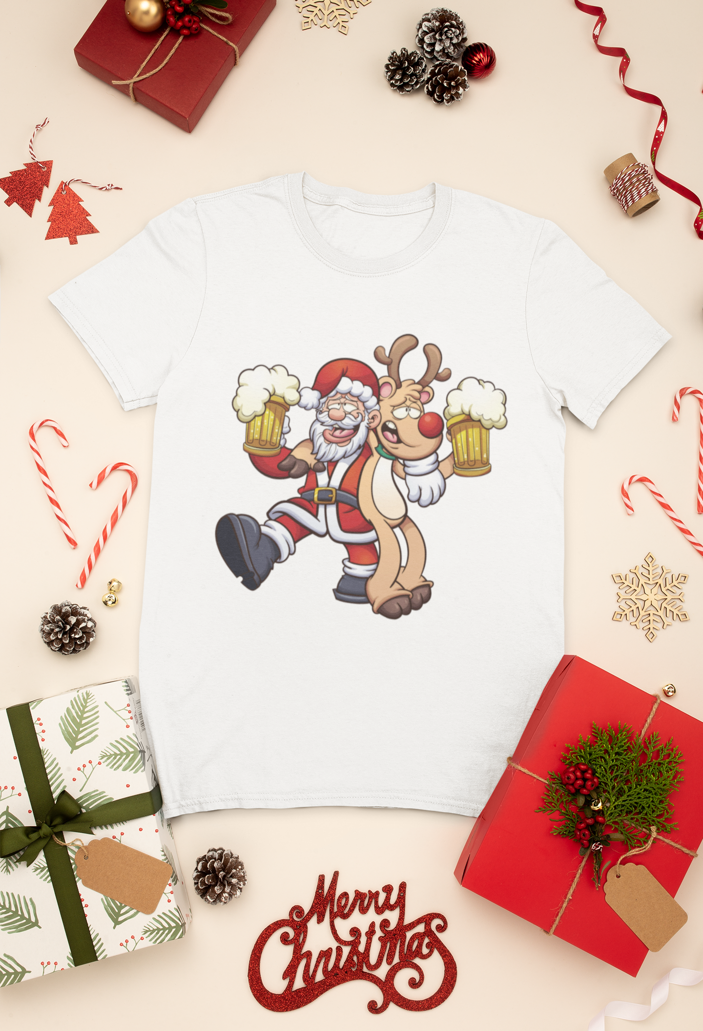Merry Drunk'n Christmas - Adult Tee