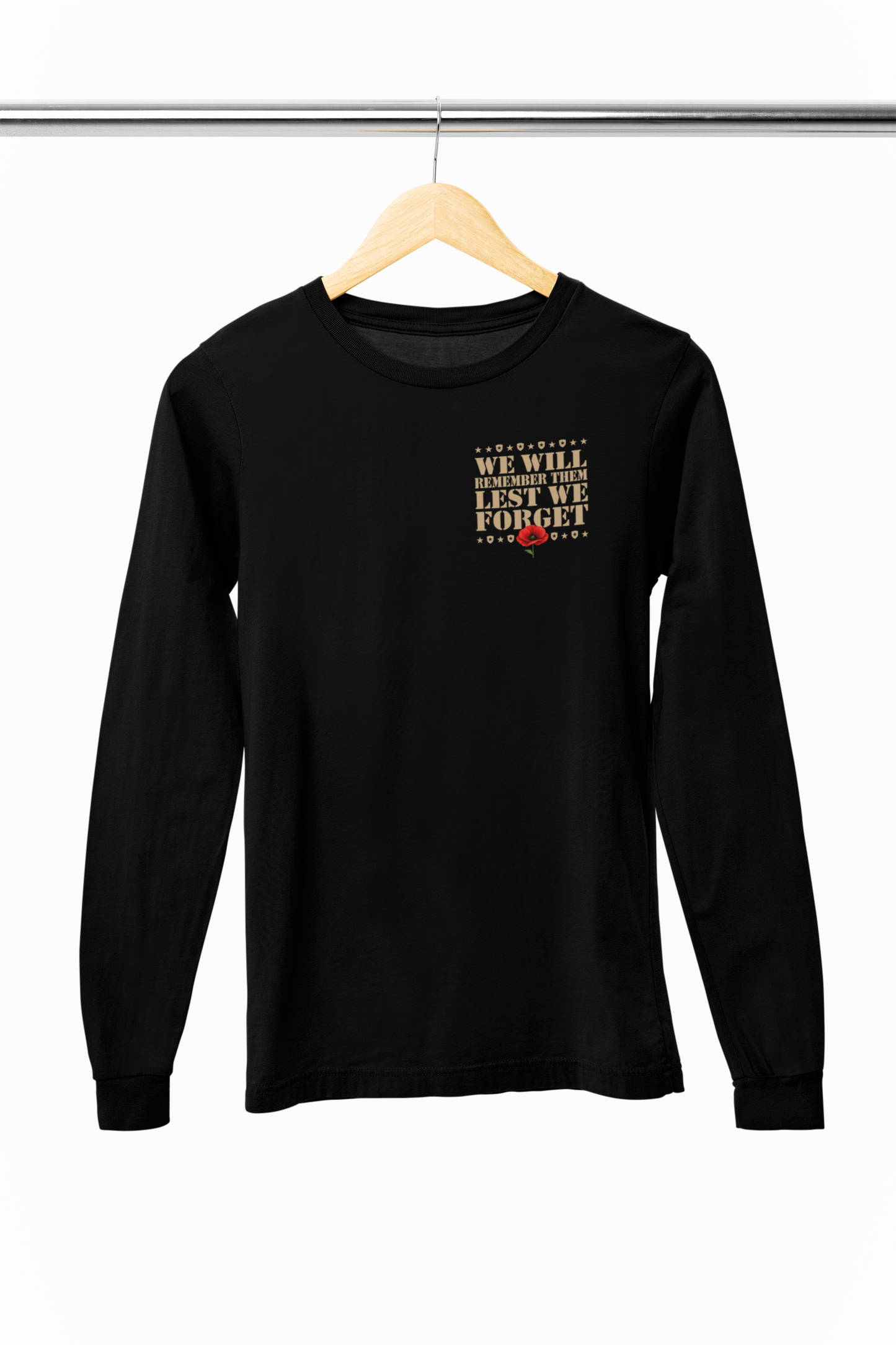 Anzac - We Will Remember Them - 2026 - Adult Long Sleeve Tee