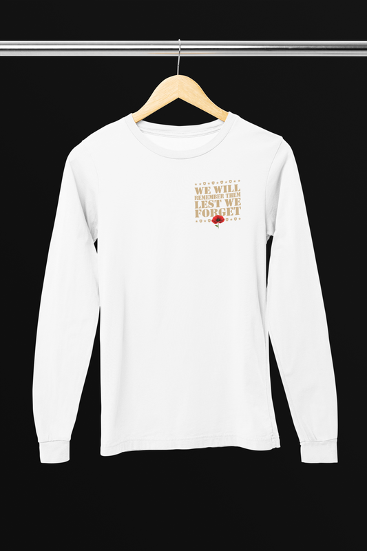 Anzac - We Will Remember Them - 2026 - Adult Long Sleeve Tee