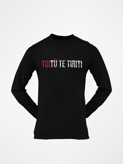 TOITŪ TE TIRITI - ADULT LONG SLEEVE TEE