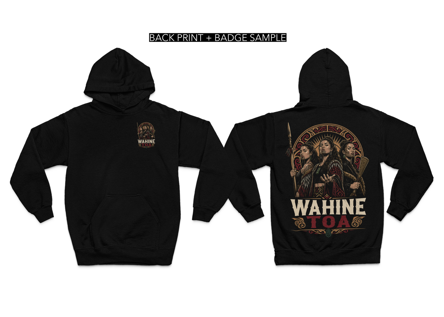 WAHINE TOA - ADULT HOODIE