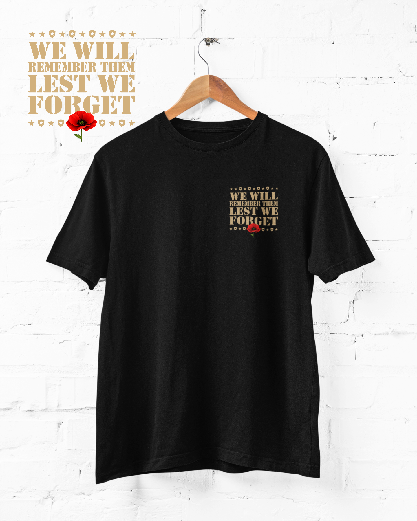 Anzac - We Will Remember Them - 2026 - Adult Tee