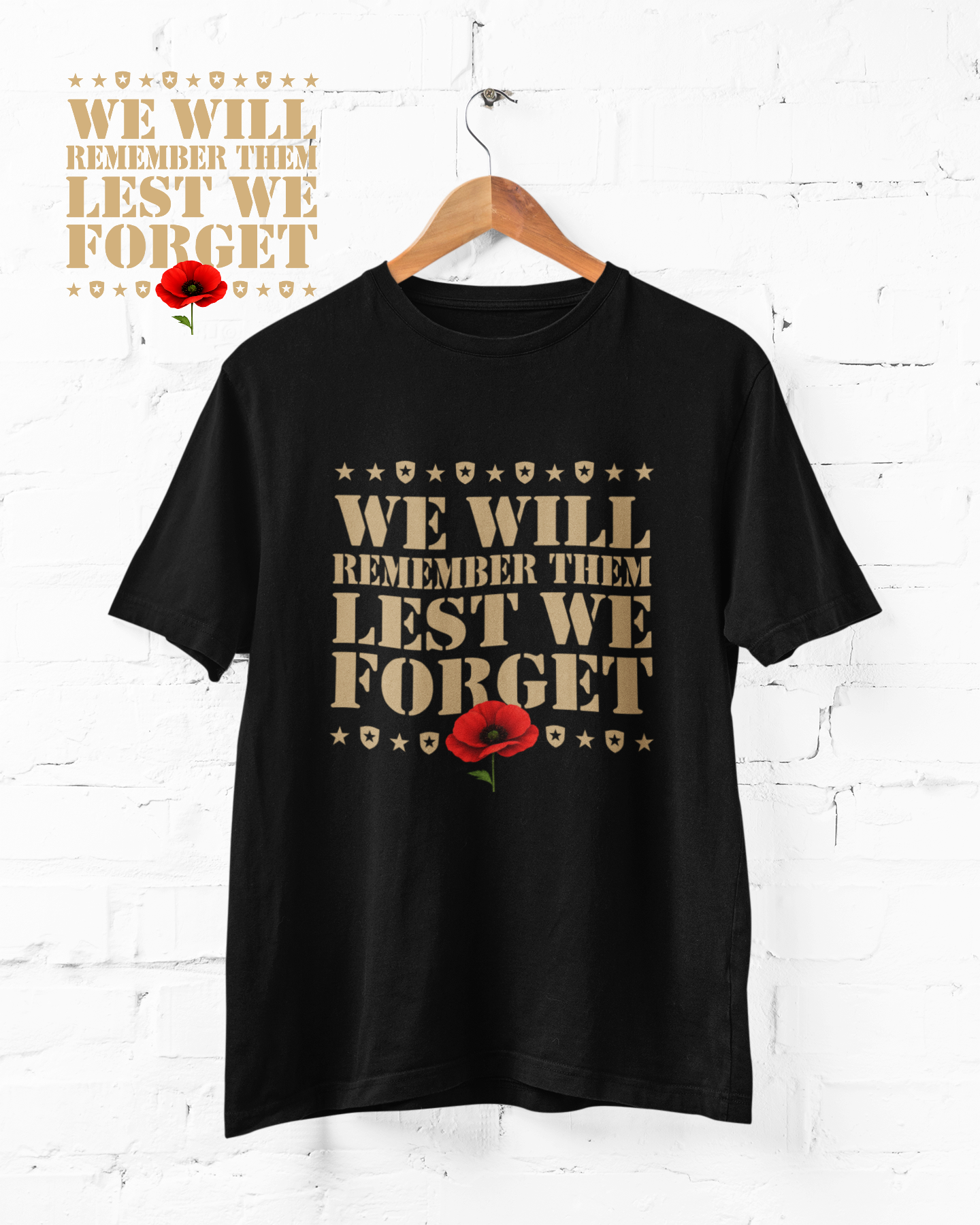Anzac - We Will Remember Them - 2026 - Adult Tee
