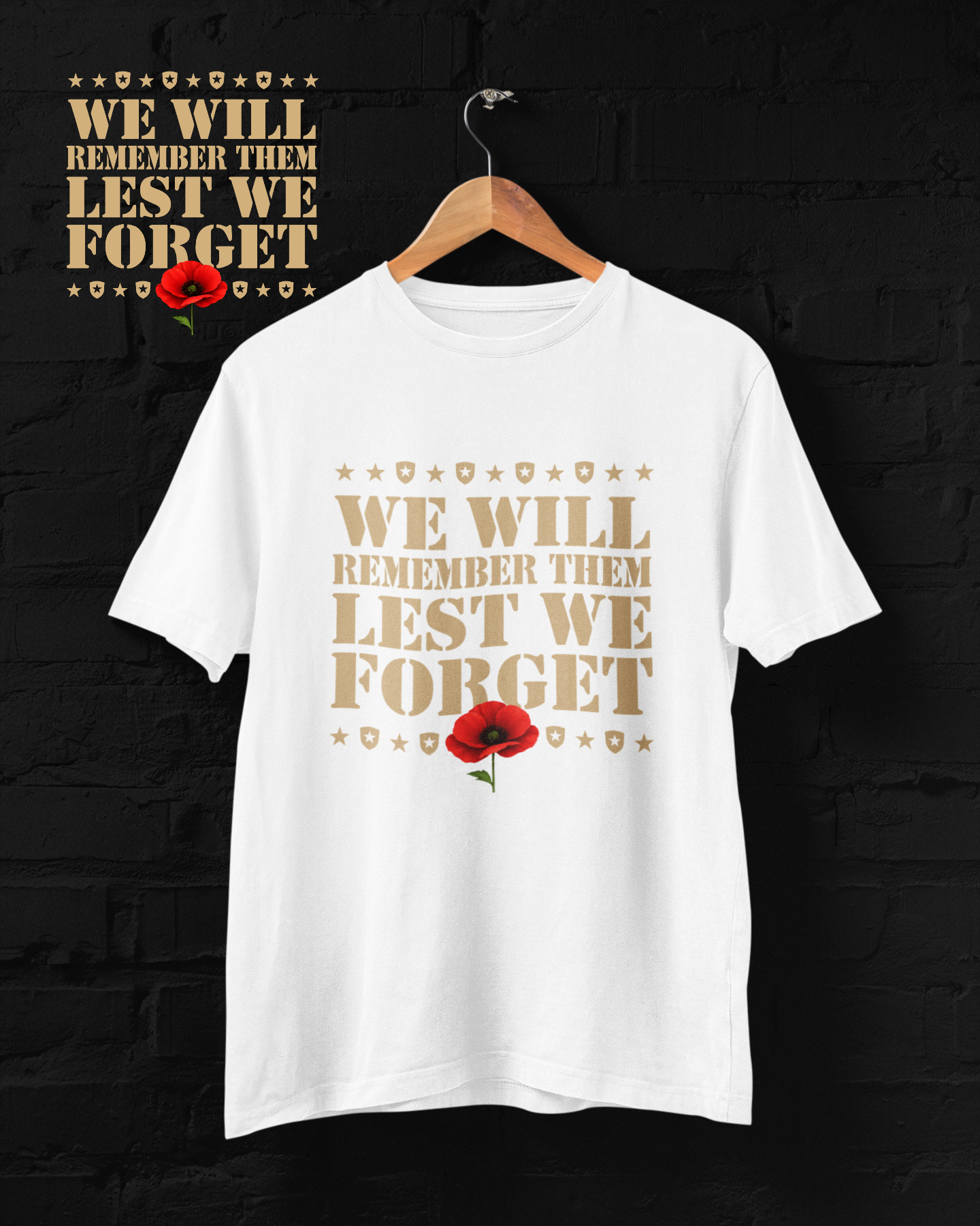 Anzac - We Will Remember Them - 2026 - Adult Tee