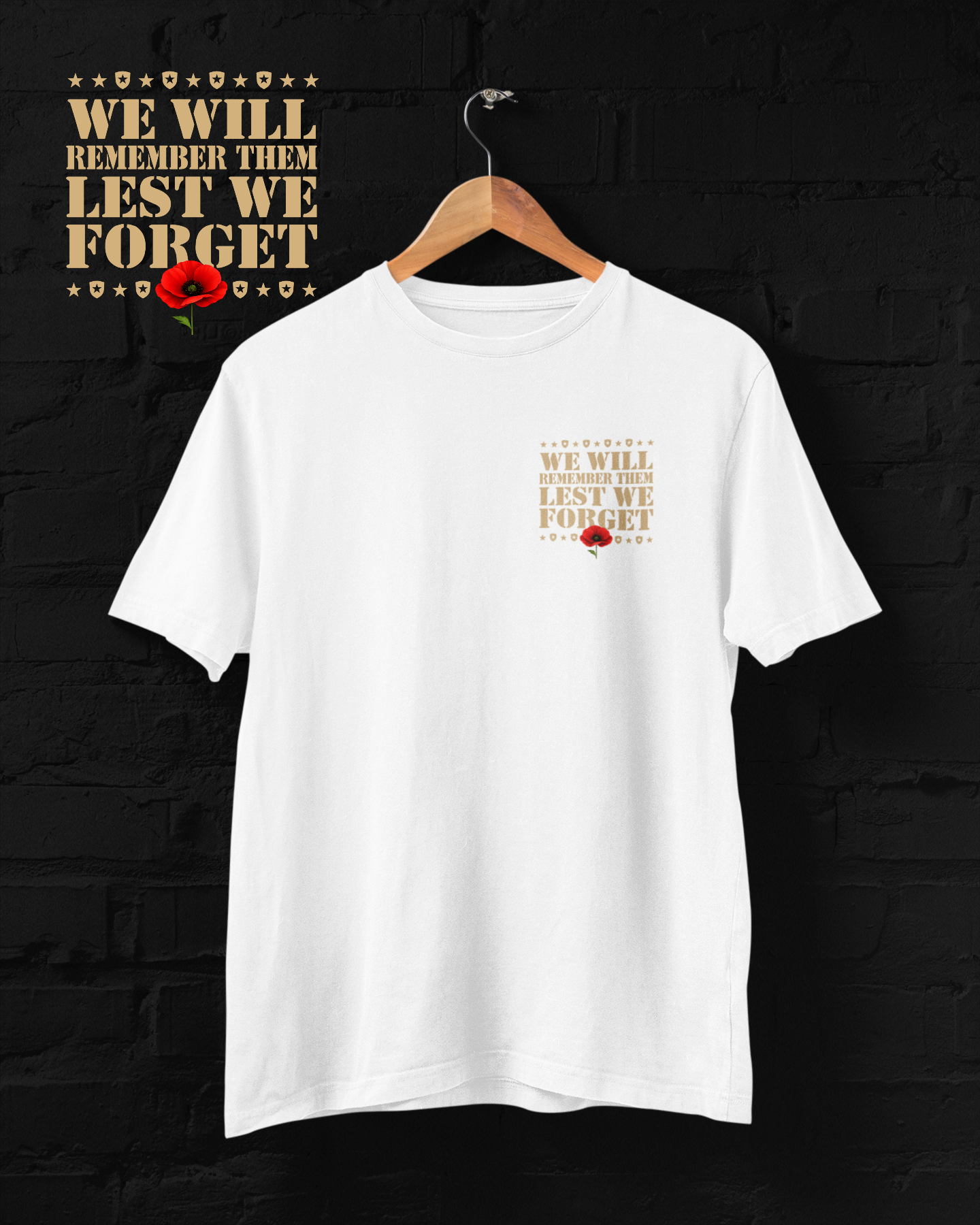 Anzac - We Will Remember Them - 2026 - Adult Tee