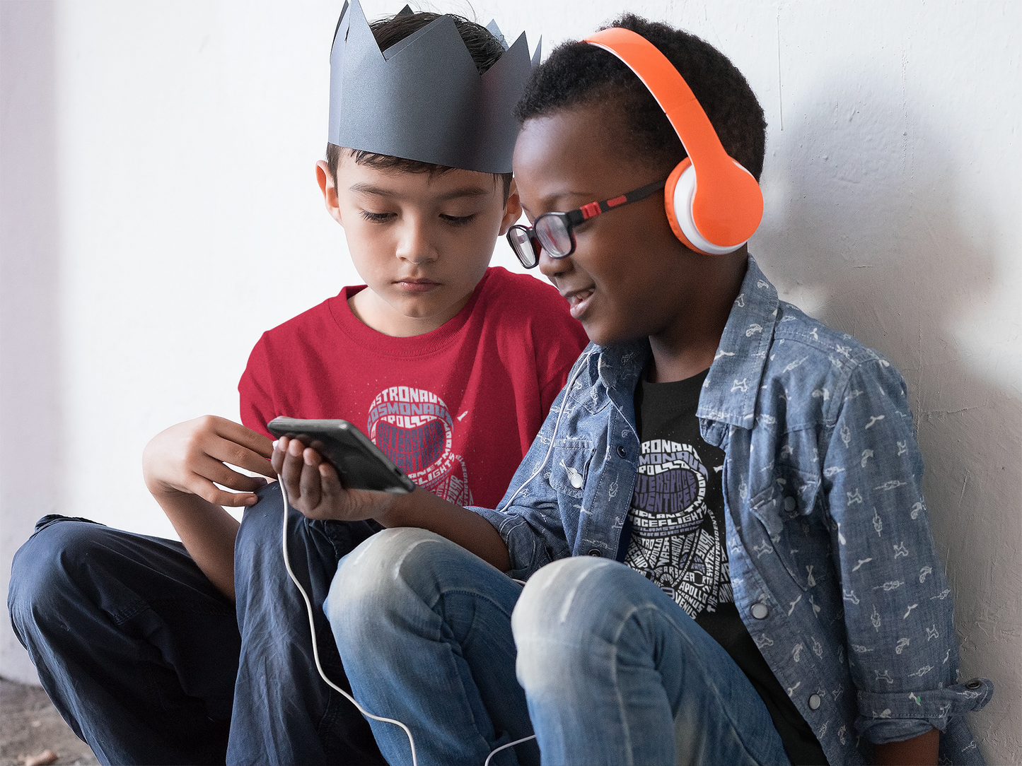 SPACE WORD MASH - CHILDRENS TEE