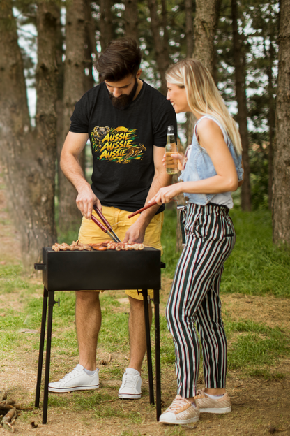 AUSSIE AUSSIE AUSSIE KANGAROO - ADULT TEE