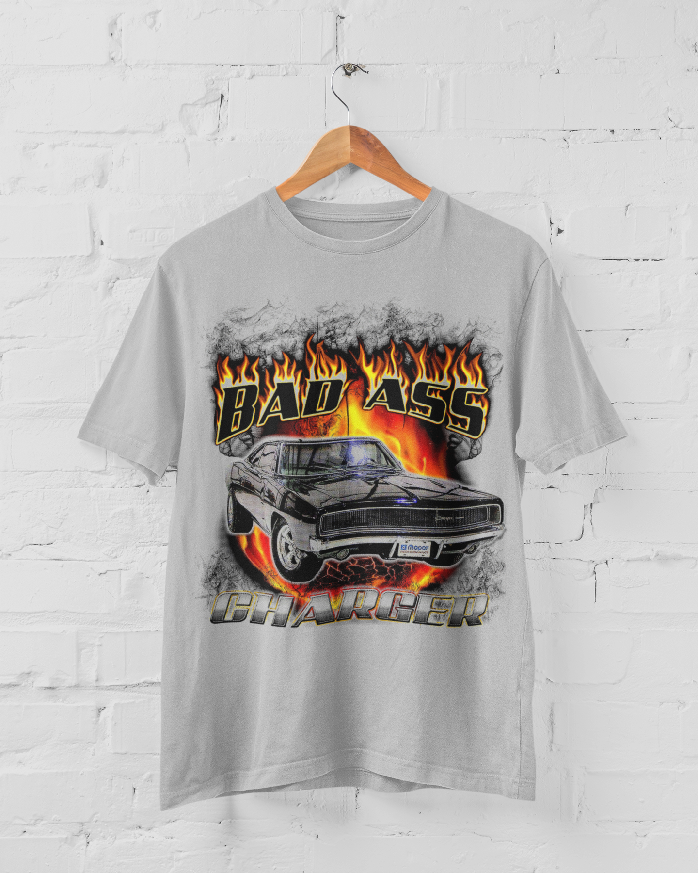BAD ASS CHARGER - ADULT TEE