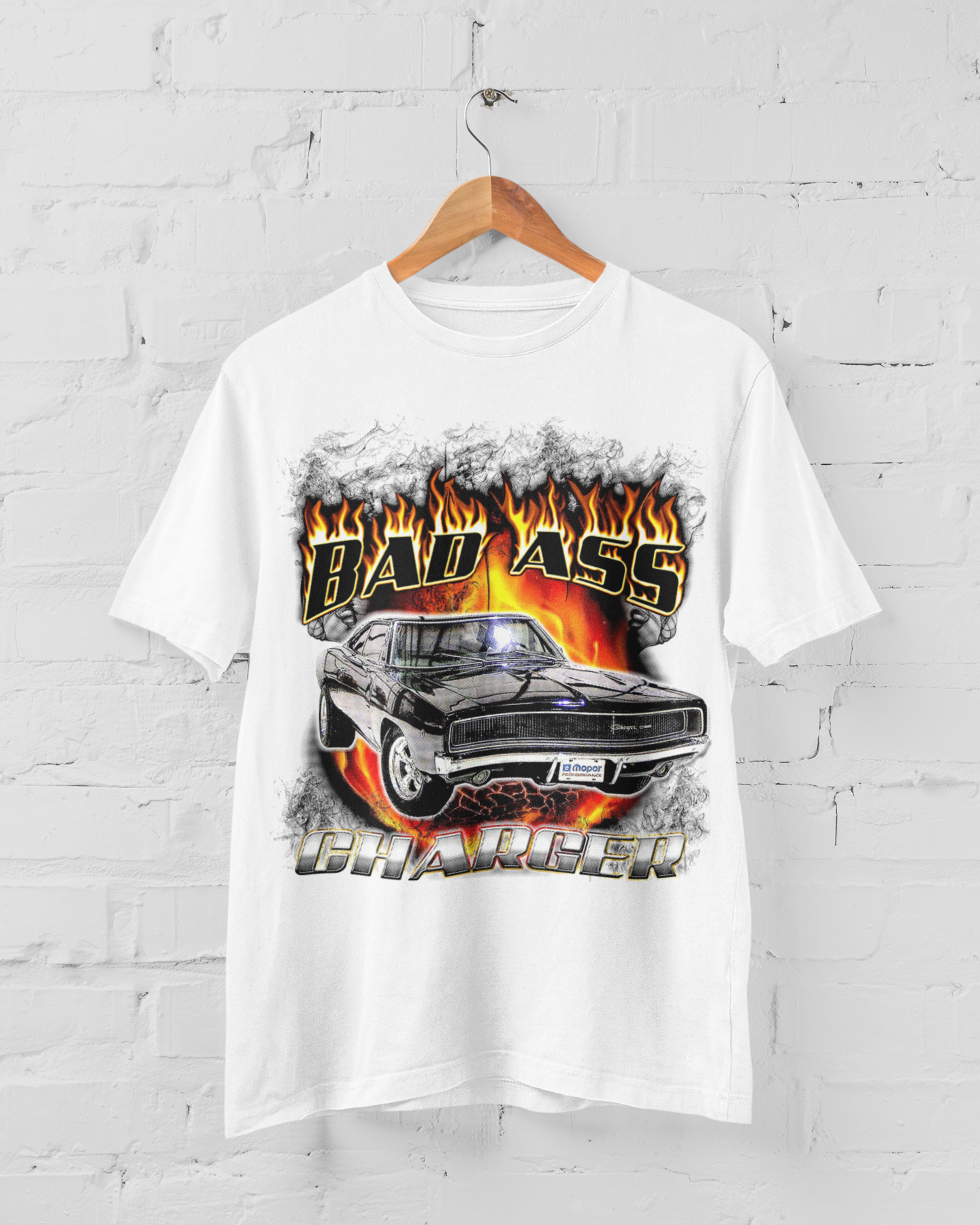 BAD ASS CHARGER - ADULT TEE