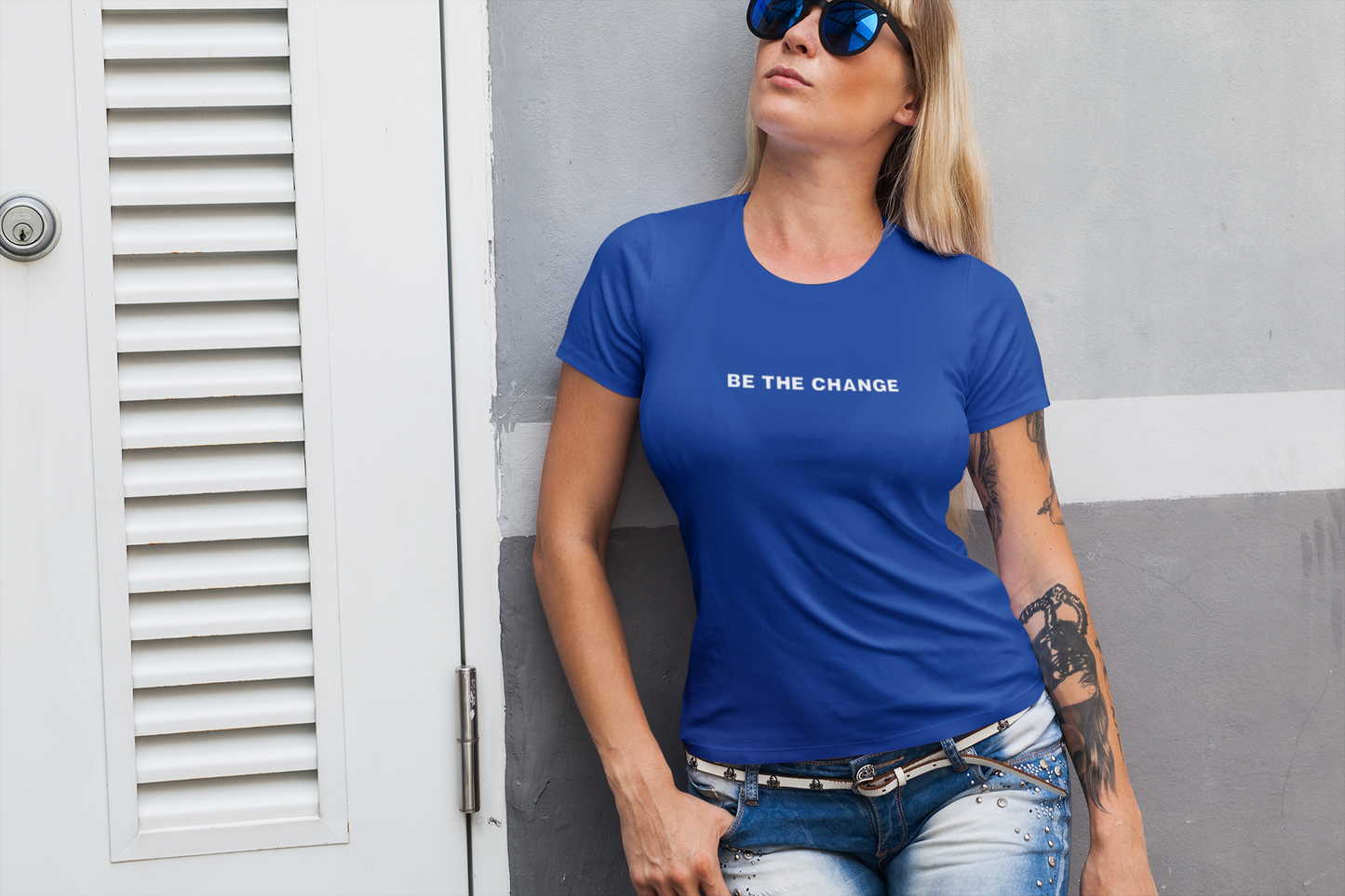 BE THE CHANGE - ADULT TEE