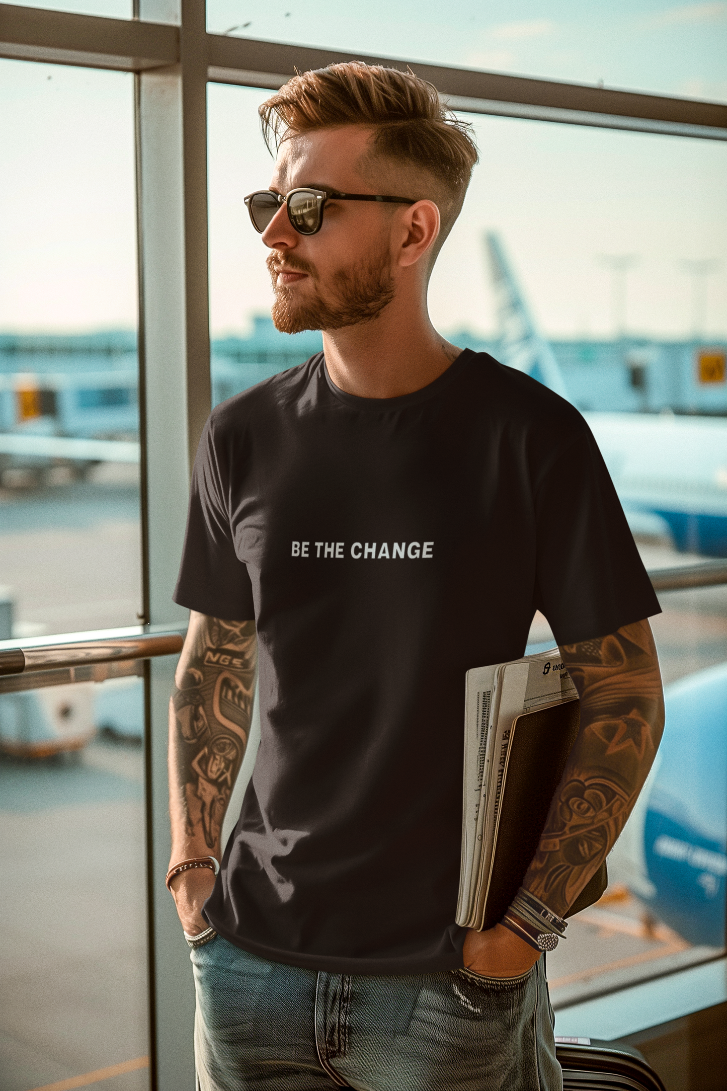 BE THE CHANGE - ADULT TEE