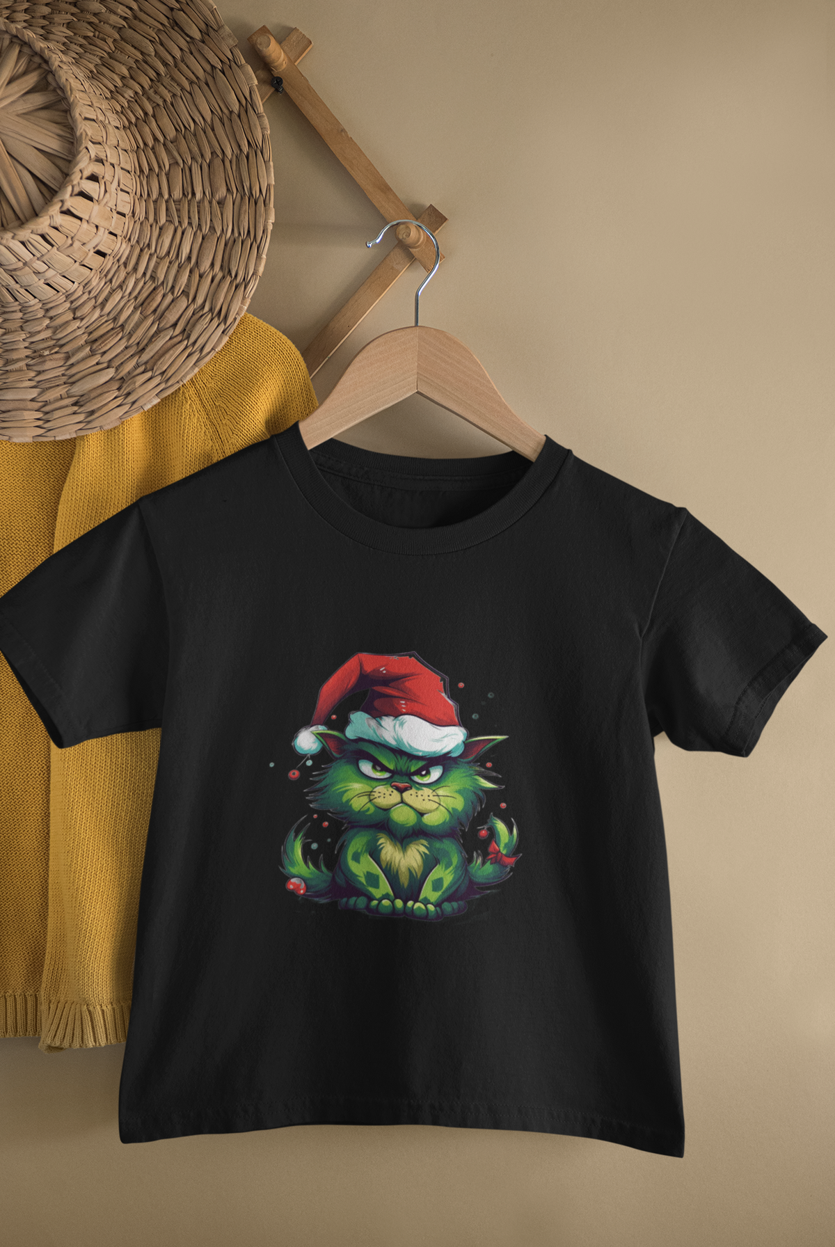 Cat Grinch Kids Tee