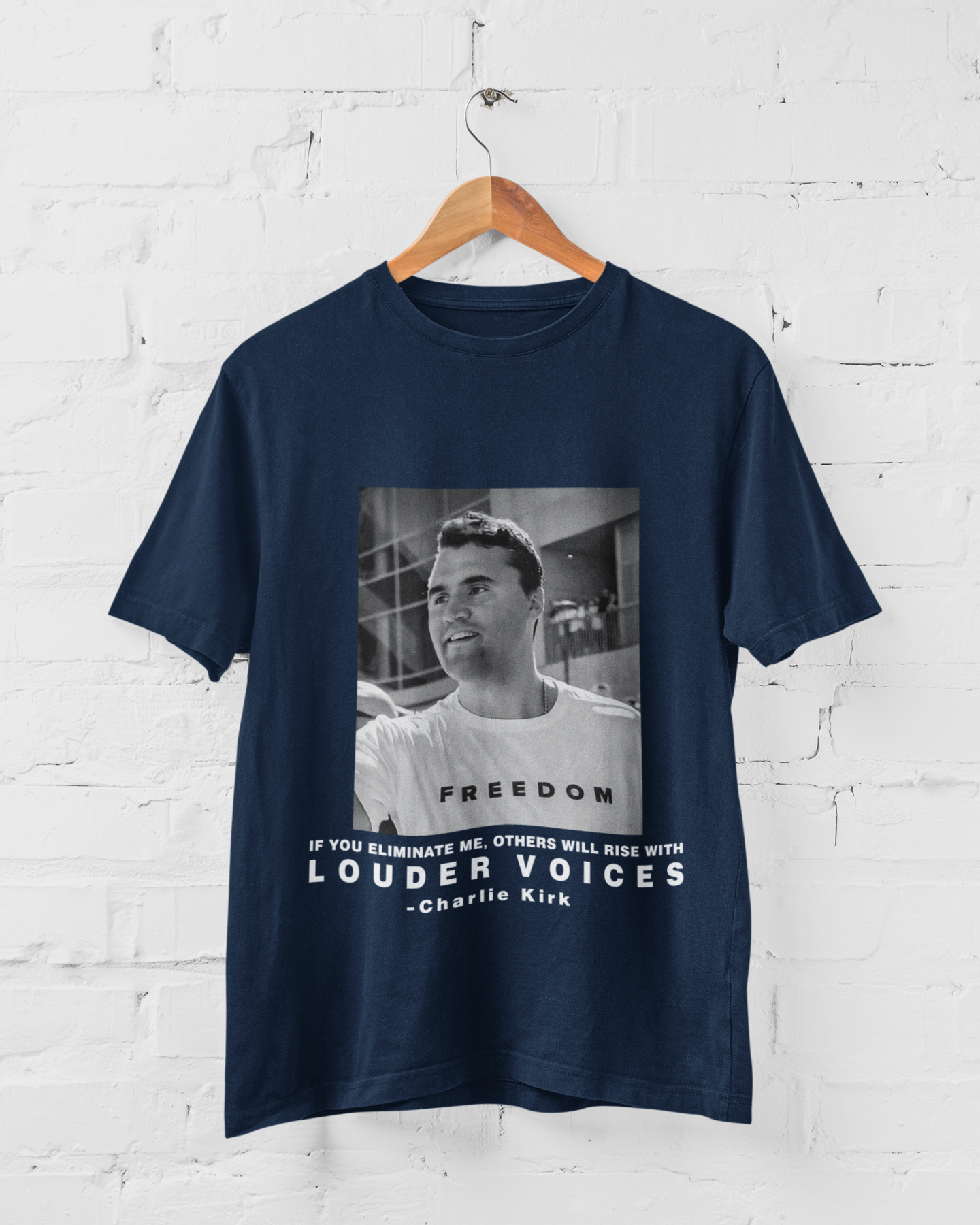 CHARLIE KIRK - LOUDER VOICES - ADULT TEE