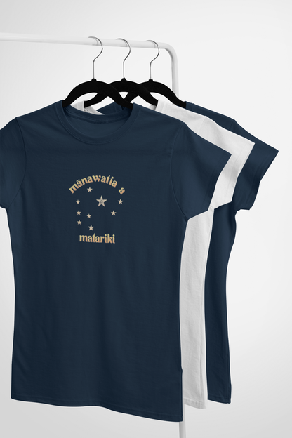 mānawatia a matariki (classic) (mini)  - Adult Tee