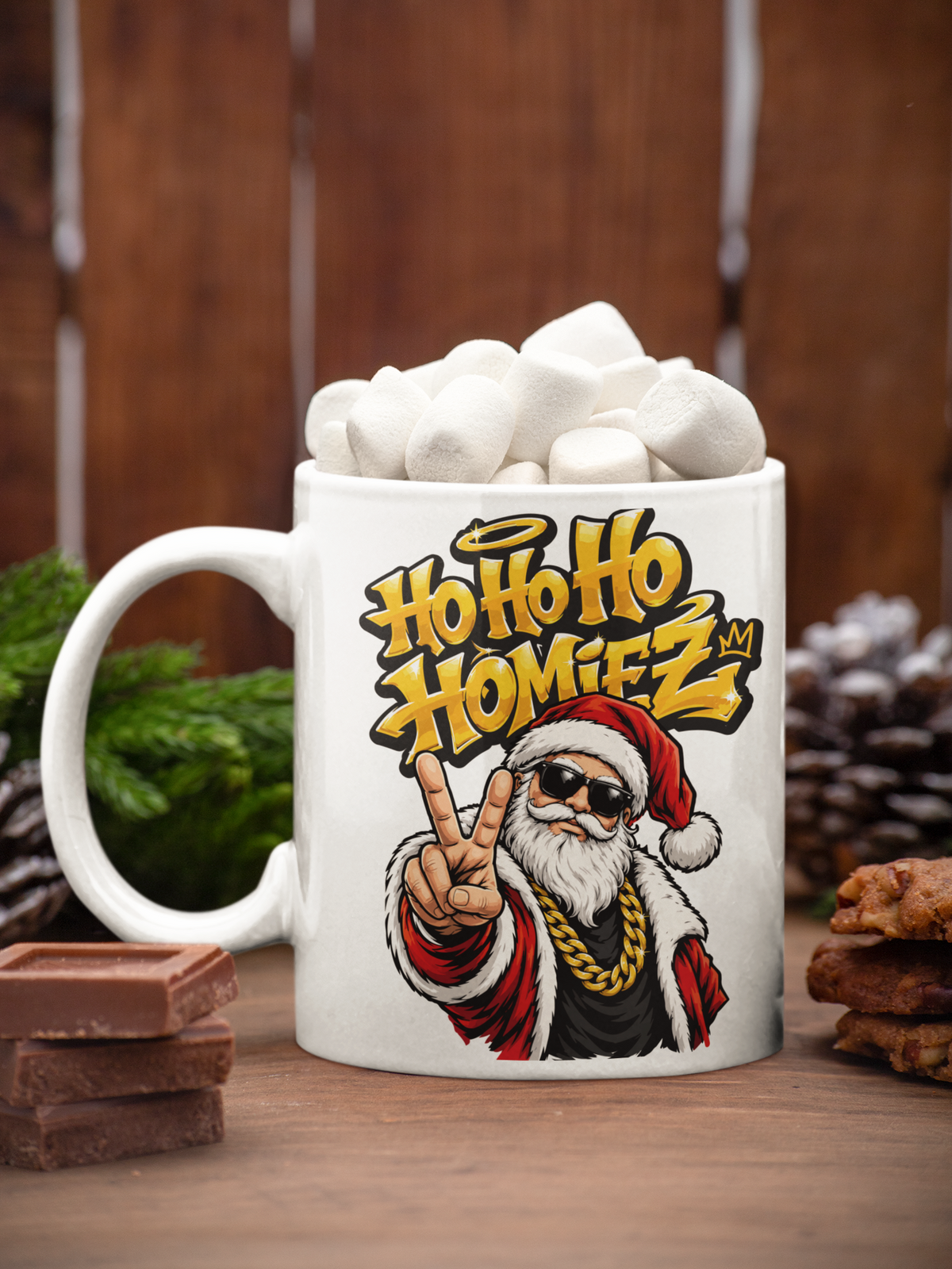 HO HO HO HOMIEZ - COFFEE MUG