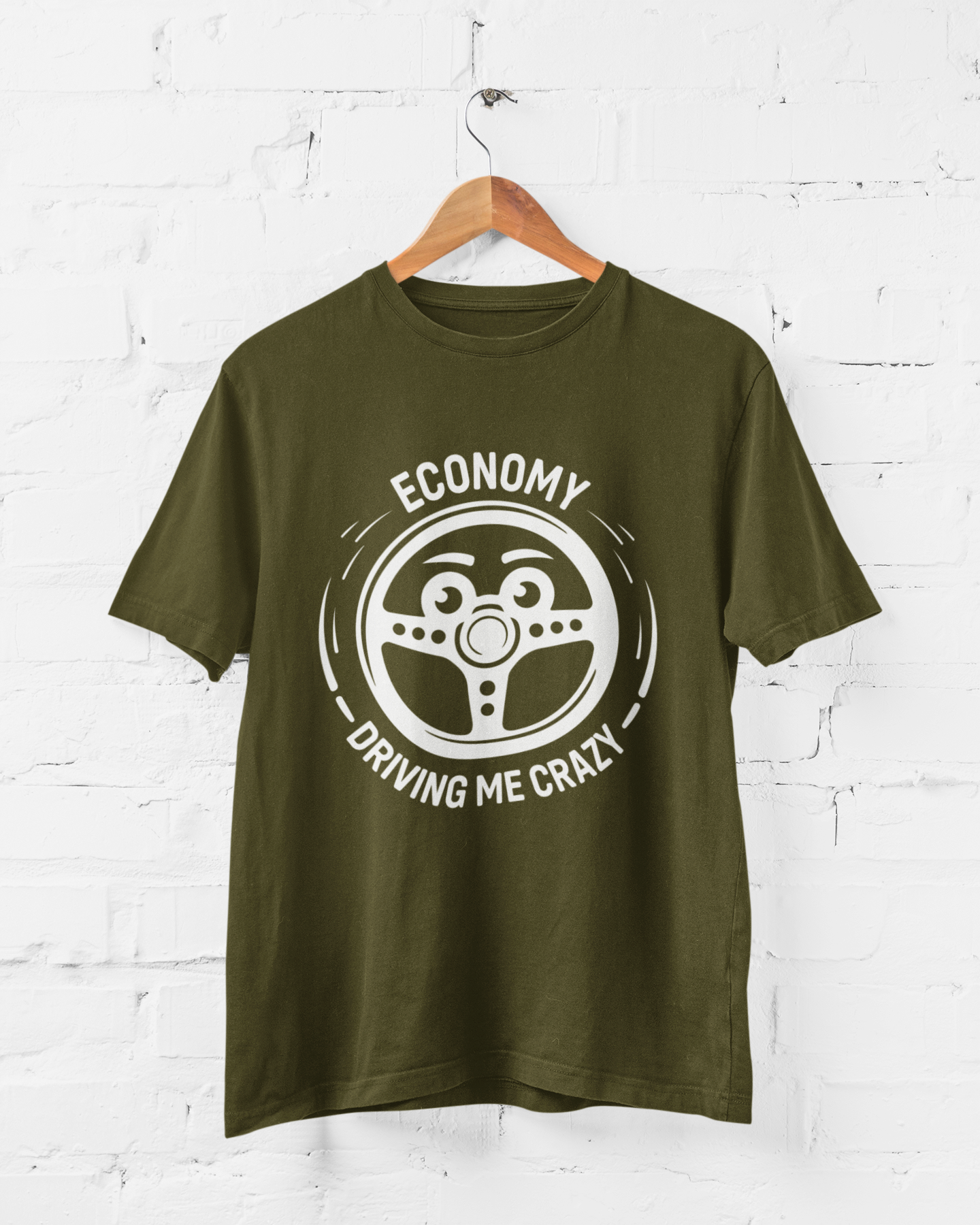 ECONOMY DRIVING ME CRAZY - ADULT TEE
