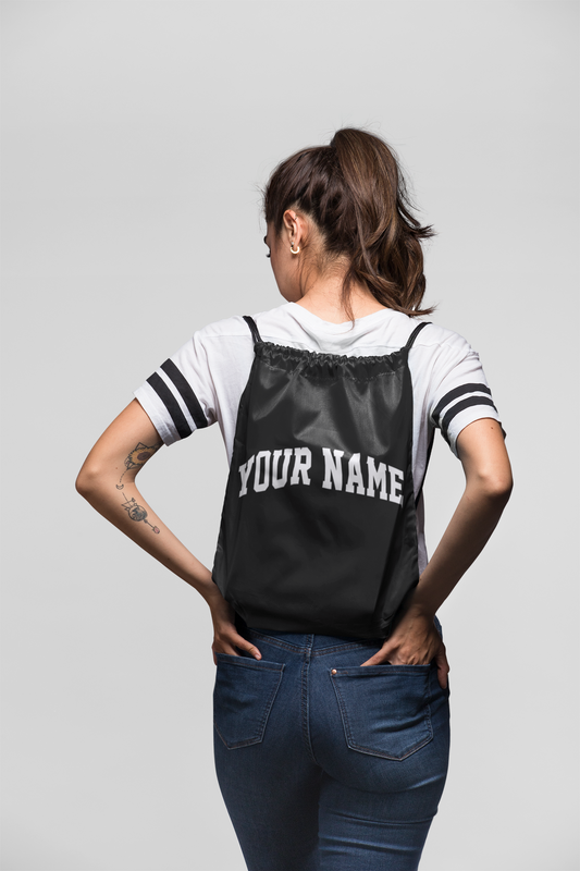 CUSTOMISE IT - YOUR NAME - DRAWSTRING BAG