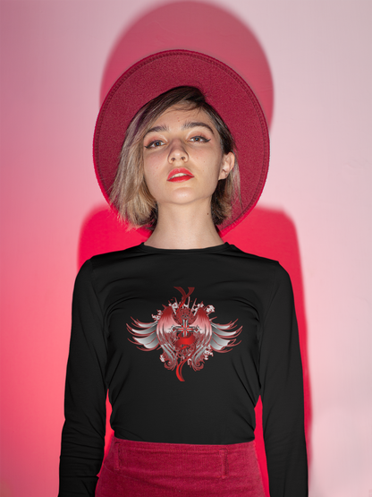 Gothic Cross - Long Sleeve Adult Tee