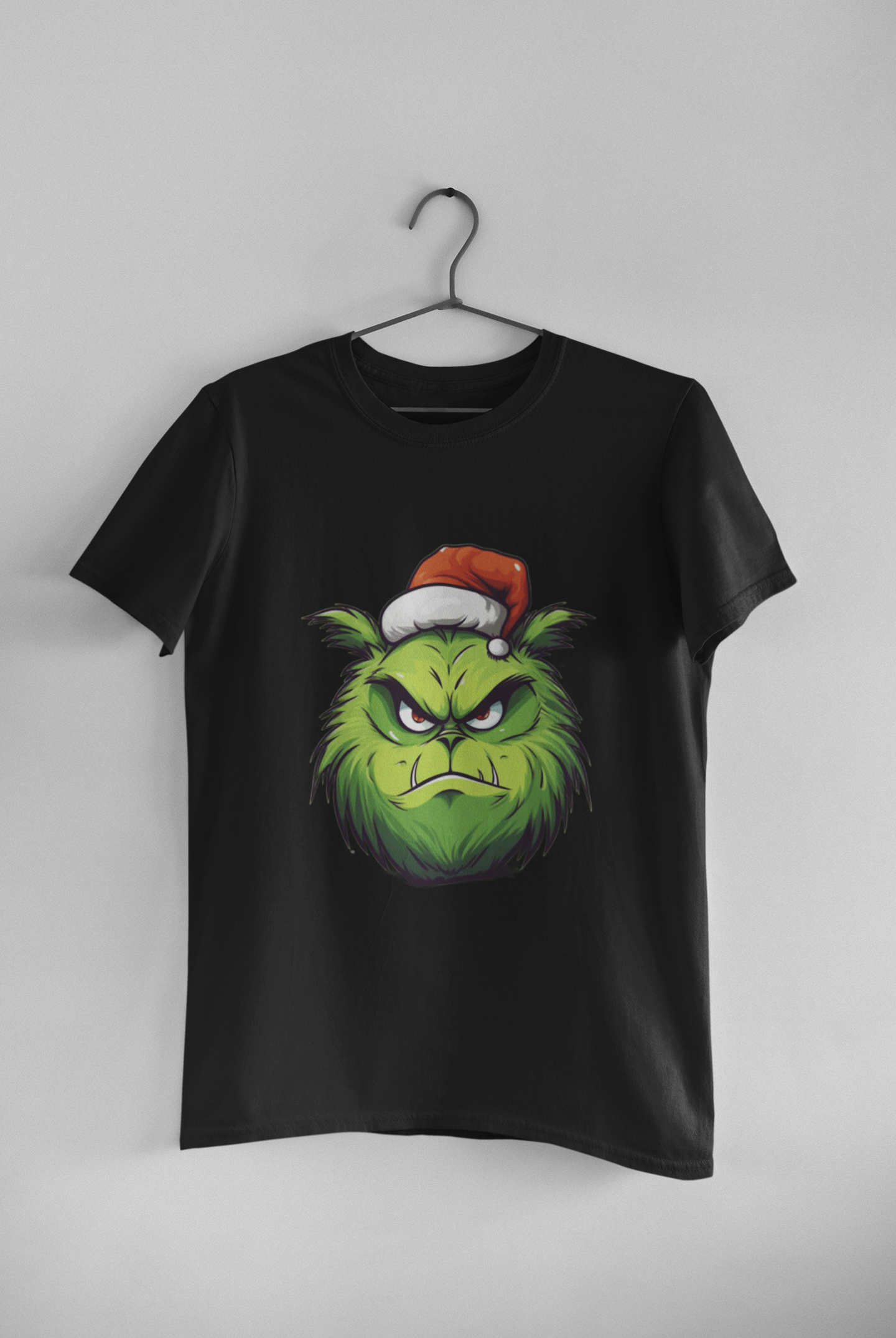 Christmas Grinch Face - Adult tee