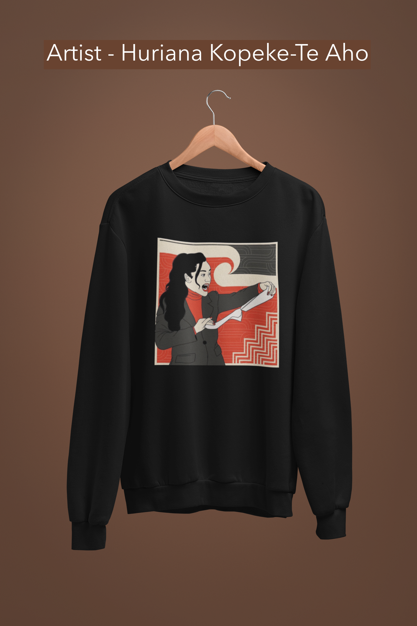 ARTIST - Huriana Kopeke-Te Aho - Hana Rawhiti Maipi Clarke - No Bill.  - Adult Crewneck