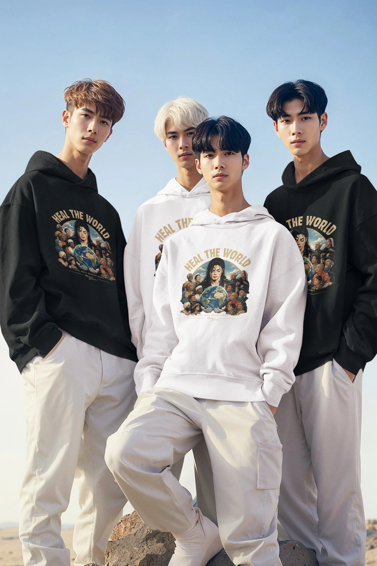 HEAL THE WORLD (MJ) - ADULT HOODIE