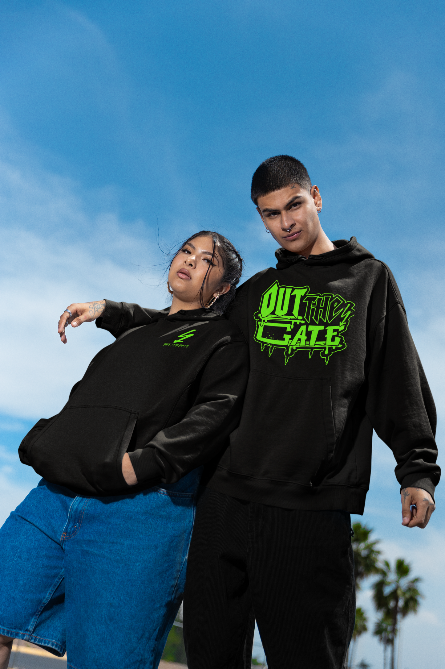 OTG STREETWEAR GREEN - HEAVY HOODIE